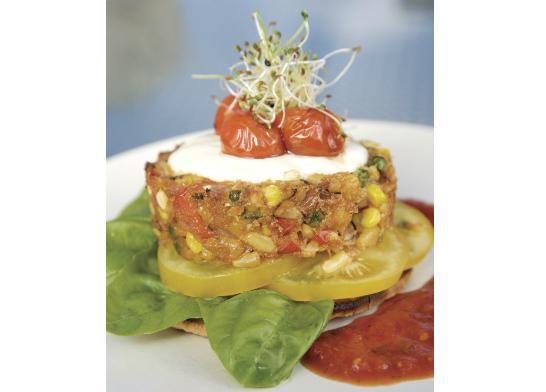 Grilled Vegetable Burger