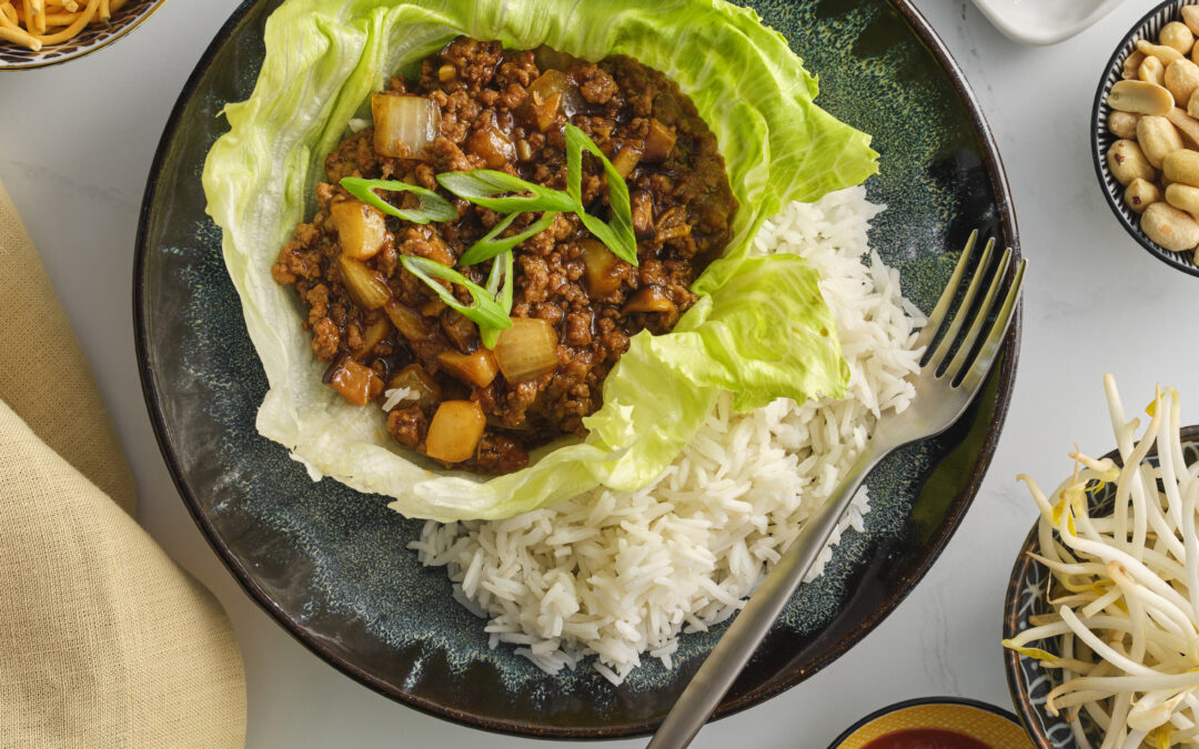 Asian Veal Lettuce Wraps