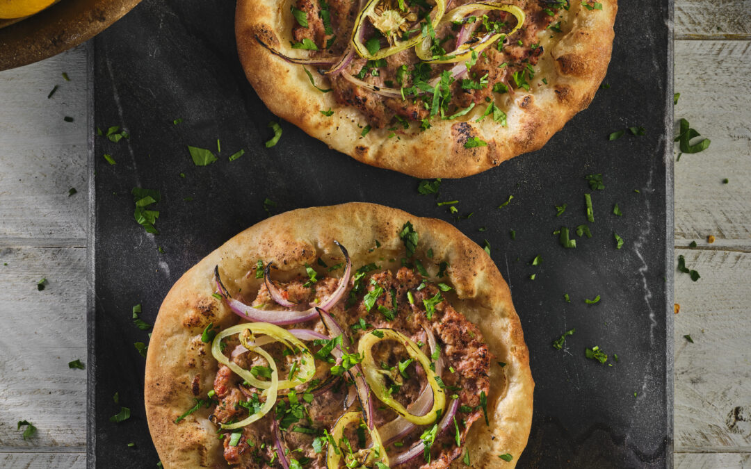 Man’oushe Style Flat Bread with Ontario Ground Veal